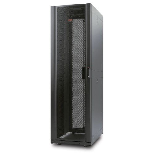 APC NetShelter AV, Server Rack Enclosure, 42U, 10-32 Threaded Rails, Black, 1991H x 600W x 825D mm