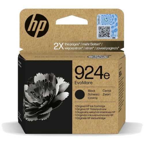HP 4K0V0NE/924E Ink cartridge black EvoMore, 1K pages ISO/IEC 19752 25ml for HP OJ Pro 8120/e