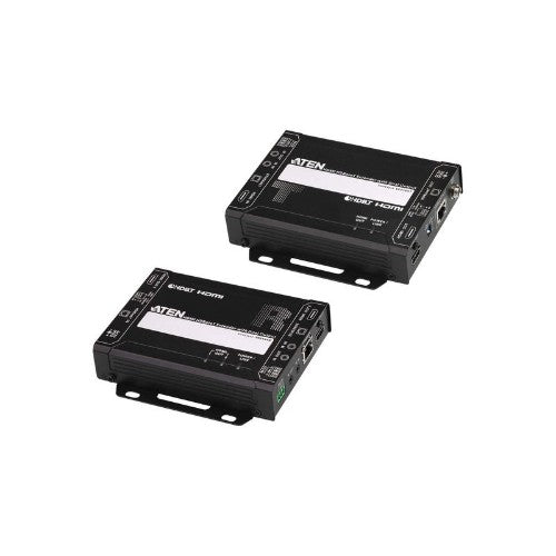ATEN VE814A AV extender AV transmitter & receiver Black
