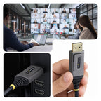 StarTech.com 8K-AOC-20M-DP-CABLE DisplayPort cable Black