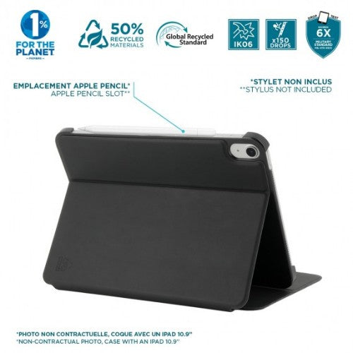Mobilis 068020 tablet case 27.9 cm (11") Folio Black