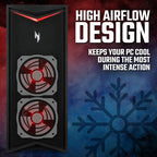 Acer NITRO 70 N70-130 Ryzen 7 RTX4070 SUPER 16GB 1TB Gaming Desktop Computer