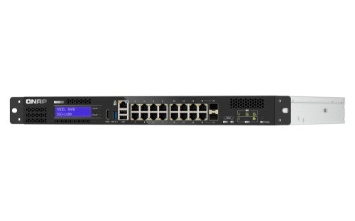 QNAP QGD-1600 Managed Gigabit Ethernet (10/100/1000) 1U Black, Grey