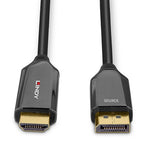Lindy 2m Active DisplayPort 1.4 to HDMI 8K60 Cable