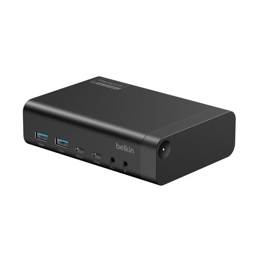 Belkin Connect Uni 14-in-1 Dual DisplayDock140W Docking Dock Black