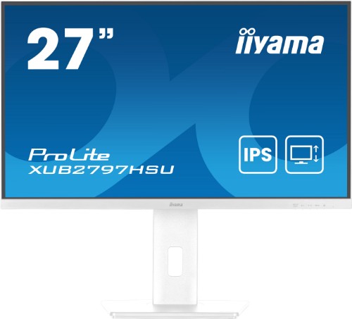 iiyama ProLite 27” IPS technology panel with height adjustable stand and 100Hz refresh rate