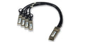 Origin Storage HPE Compatible Direct Attach Copper Breakout Cable 40G QSFP+ to 4x10G SFP+ (3m Passive)
