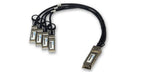 Origin Storage HPE Compatible Direct Attach Copper Breakout Cable 40G QSFP+ to 4x10G SFP+ (3m Passive)