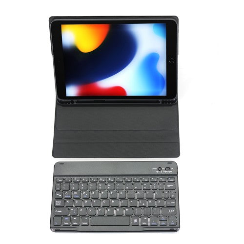 DEQSTER Slim Combo Keyboard for iPad 10.2" (7th/8th/9th Gen.), QWERTY Layout