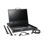 Tripp Lite B040-016-19 NetController 16-Port 1U Rack-Mount Console KVM Switch with 19-in. LCD