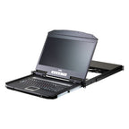 ATEN CL3116NX rack console 47 cm (18.5") 1366 x 768 pixels Metal, Plastic Black 1U