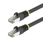 StarTech.com 7m Black Cat6A Outdoor Ethernet Cable, Snagless RJ45, S/FTP, 23AWG Pure Bare Copper, 500MHz, Shielded Outdoor Rated Patch Cord, UV Resistant