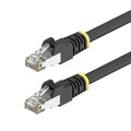 StarTech.com 3m Black Cat6A Outdoor Ethernet Cable, Snagless RJ45, S/FTP, 23AWG Pure Bare Copper, 500MHz, Shielded Outdoor Rated Patch Cord, UV Resistant