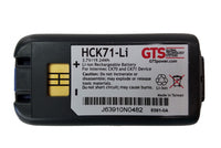 GTS HCK71-LI barcode reader accessory Battery