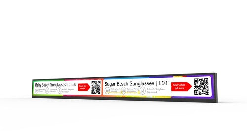 Allsee Technologies SE23A Signage Display Digital signage flat panel 58.4 cm (23") LED Wi-Fi 700 cd/m² Full HD Black Built-in processor Android 7.1 24/7