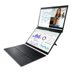 ASUS Zenbook Duo UX8406CA-PZ134W Intel Core Ultra 9 285H Hybrid (2-in-1) 35.6 cm (14") Touchscreen 3K 32 GB LPDDR5x-SDRAM 2 TB SSD Wi-Fi 7 (802.11be) Windows 11 Home Grey