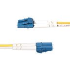 StarTech.com 3m (9.8ft) LC to SC (UPC) OS2 Single Mode Duplex Fiber Optic Cable, 9/125µm, 100G, Bend Insensitive, Low Insertion Loss - LSZH Fiber Jumper Cord