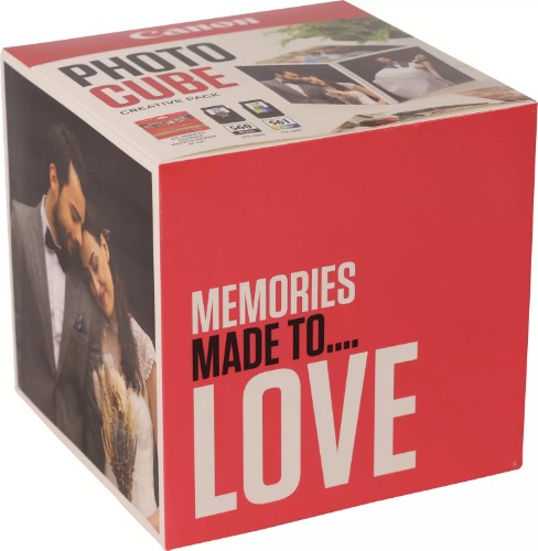 Canon 3713C011/PG-560+CL-561 Printhead cartridge multi pack black + color Cube white pink +PP201 40 sheet 13x13cm 7,5ml + 8,3ml Pack=2 for Canon Pixma TS 5350