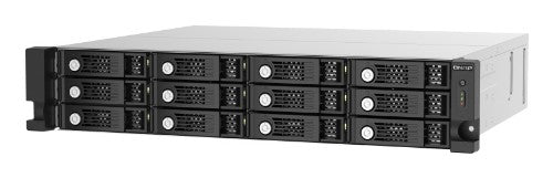 QNAP TL-R1220Sep-RP HDD/SSD enclosure Black, Grey 2.5/3.5"