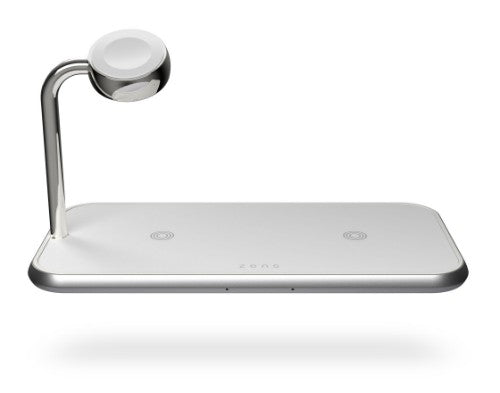 OtterBox Zens Dual + Watch Wireless Charger, White