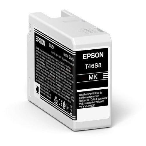 Epson C13T46S80N/T46S8 Ink cartridge black matt 25ml for Epson SC-P 700