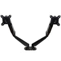 StarTech.com Desk Mount Dual Monitor Arm with USB & Audio, Desk Clamp VESA Mount for up to 32" (17.6lb/8kg) Displays, Ergonomic Full Motion Dual Monitor Arm - Black