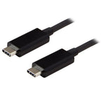 StarTech.com 3ft (1m) USB-C Cable, USB 10Gbps, 60W (3A) Power Delivery, 8K 60Hz / 4K 144Hz DP Alt Mode, USB-IF Certified - Thunderbolt Compatible