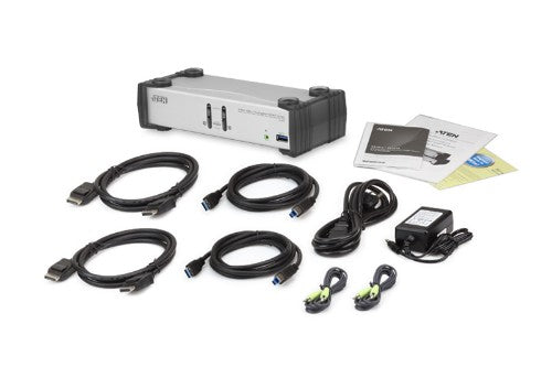 ATEN CS1912 KVM switch Black, Grey