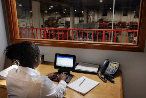 Zebra KYB-ET6X-2IN1-FR1-01 mobile device keyboard French Black