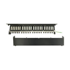 Tripp Lite N252-024-6A-SH 24-Port Cat6a Shielded Patch Panel - 10 Gbps, STP, 110 Punch Down, RJ45, 1U, TAA