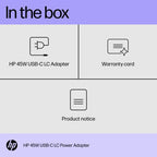 HP 45W USB-C LC Power Adapter