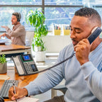HP Poly Edge E450 IP Phone and PoE-enabled