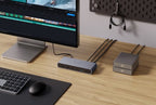 Targus HDTB4D-EU laptop dock/port replicator Docking Thunderbolt 4 Grey