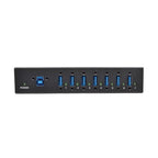 Tripp Lite U360-007-IND 7-Port Industrial-Grade USB 3.x (5Gbps) Hub - 20 kV ESD Immunity, Metal Housing, Mountable