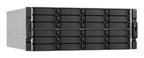 QNAP 4U 24-bay 3.5 SATA HDD NAS - AMD Ryzen 7000 series 8C16T (boost up to 5.3 GHz) - 32GB DDR5 non-ECC RAM (max. 128GB total) - 2x M.2 2280 PCIe Gen5 x2 slots for SSD cache - 2x 10GBASE-T + 2x 2.5 GbE RJ45 - 3 x PCIe Gen 4 expansion slots - 2 x 550W redu