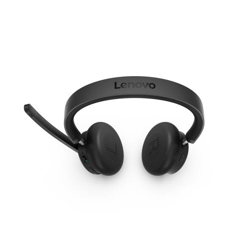 Lenovo 6550 Headset Wireless Head-band Office/Call center USB Type-C Bluetooth Black