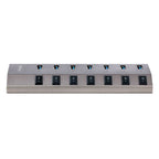 StarTech.com 7 Port Self-Powered USB C Hub with Individual On/Off Switches, USB 3.0 (5Gbps) Expansion Hub with Power Supply, Desktop Laptop USB-C to USB-A Splitter