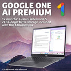 Acer Chromebook Plus 514 CB514-5H Traditional Laptop - Intel Core 5 120U, 8GB, 512GB SSD, Integrated Graphics, 14" WUXGA, Chrome OS, Iron