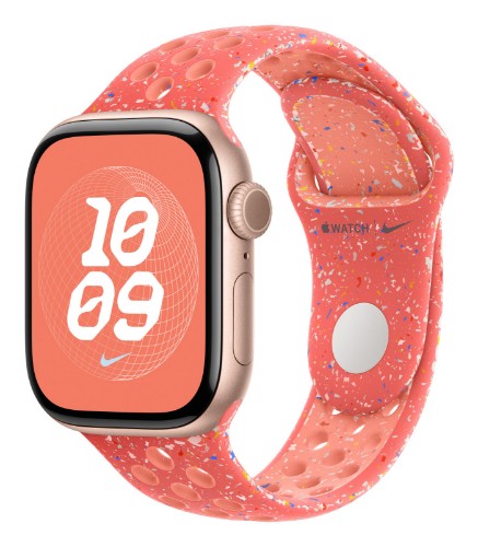 Apple MYL33ZM/A smart wearable accessory Band Orange Fluoroelastomer