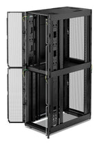 APC NetShelter SX, Server Rack Enclosure, Colocation, 2 x 20U, 600W x 1070D mm, with Sides, Black