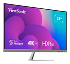 Viewsonic VX3276-4K-MHD-2 computer monitor 81.3 cm (32") 3840 x 2160 pixels 4K Ultra HD LCD Black, Silver