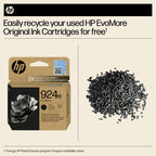 HP 4K0V0NE/924E Ink cartridge black EvoMore, 1K pages ISO/IEC 19752 25ml for HP OJ Pro 8120/e