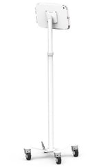 Compulocks iPad 10.2" Space Enclosure Medical Rolling Cart White