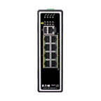 Tripp Lite NGI-M08POE8-L2 8-Port Managed Industrial Gigabit Ethernet Switch - Layer 2, 1 Gbps, PoE+ 30W, -40° to 75°C, DIN Mount