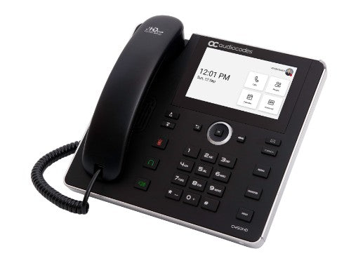 AudioCodes C450HD IP-Phone PoE GbE black