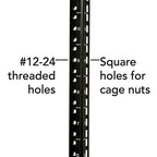 Tripp Lite SRW10US SmartRack 10U Low-Profile Switch-Depth Wall-Mount Small Rack Enclosure, Hinged Back