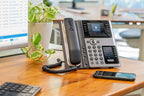 HP Poly Edge E400 IP Phone and PoE-enabled