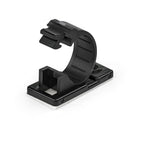 StarTech.com 100 Adhesive Cable Management Clips Black - Network/Ethernet/Office Desk/Computer Cord Organizer - Sticky Cable/Wire Holders - Nylon Self Adhesive Clamp UL/94V-2 Fire Rated - TAA