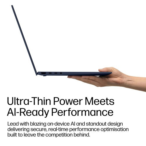 HP EliteBook X G2i 14 inch Notebook Next Gen AI PC Copilot+ PC Intel Core Ultra X7 358H Laptop 35.6 cm (14") WUXGA 32 GB LPDDR5x-SDRAM 512 GB SSD Wi-Fi 7 (802.11be) Windows 11 Pro Blue
