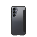 OtterBox React Folio Series for Samsung Galaxy S25, transparent/black - No Retail Packaging